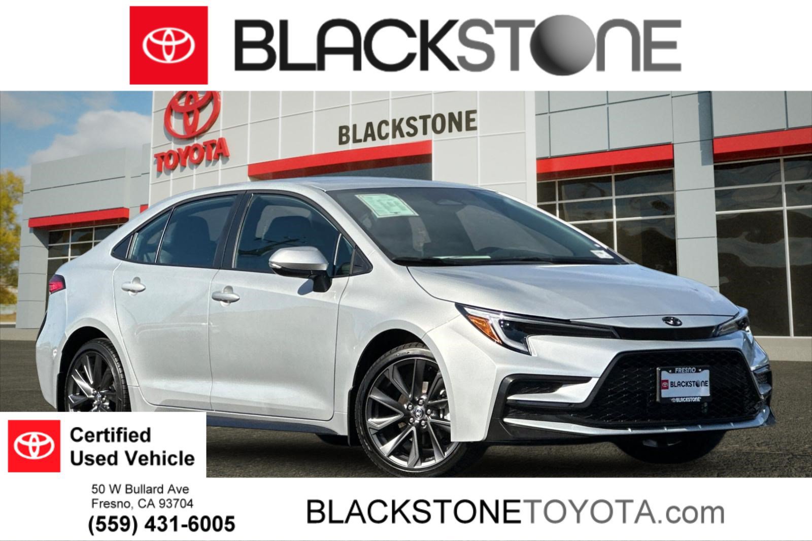 Certified 2026 Toyota Corolla SE w/ SE Package