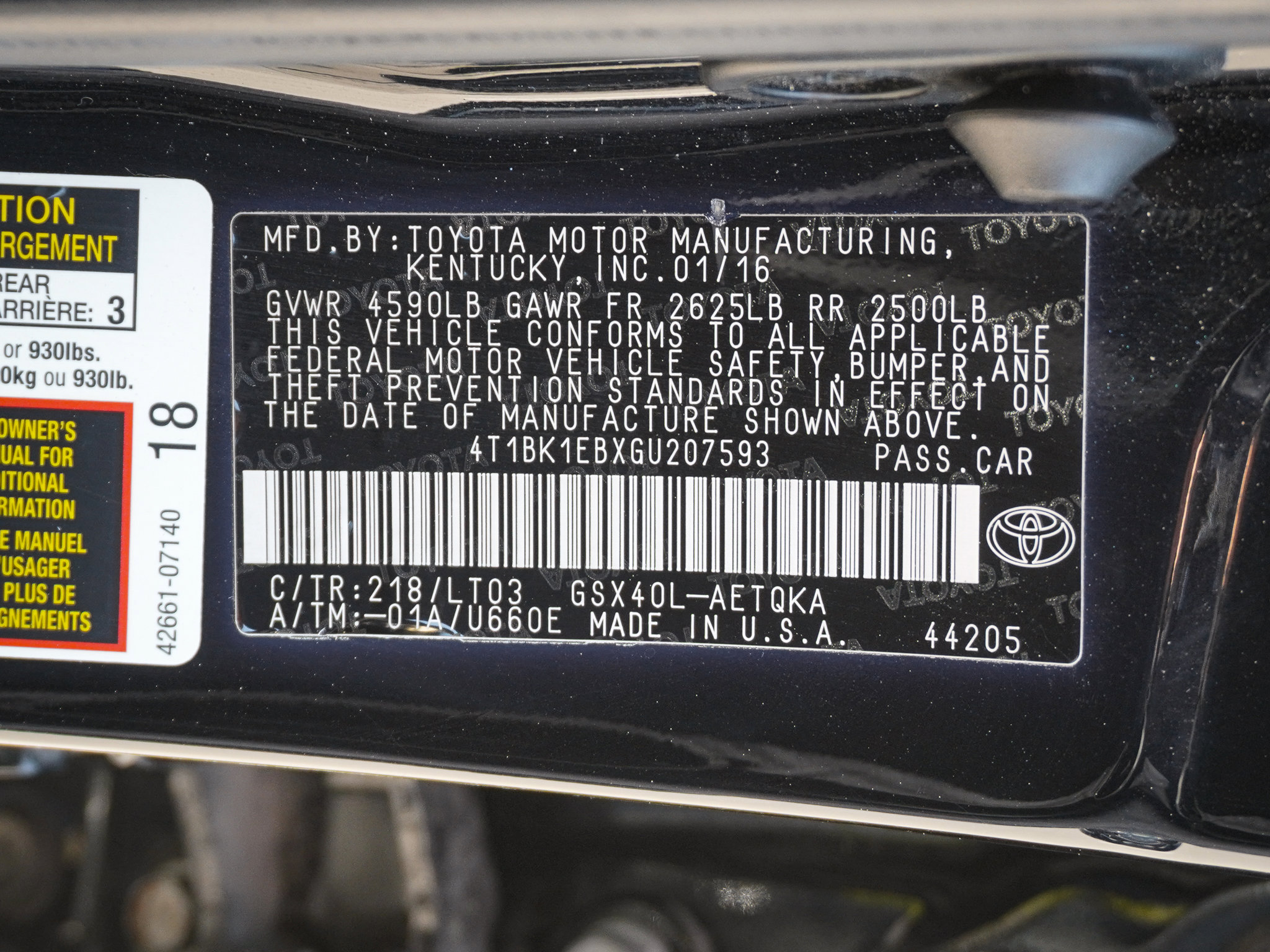 Used 2016 Toyota Avalon Touring image 36