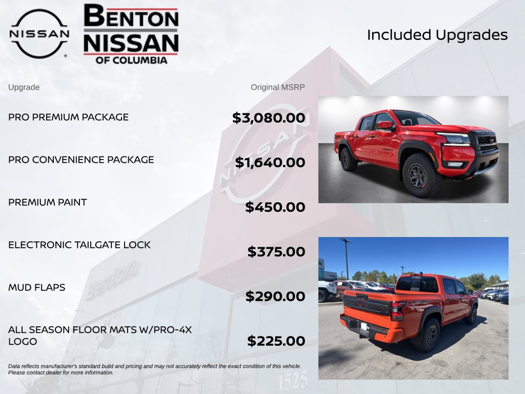 New 2027 Nissan Frontier PRO-4X w/ Pro Premium Package AWD/4WD image 7