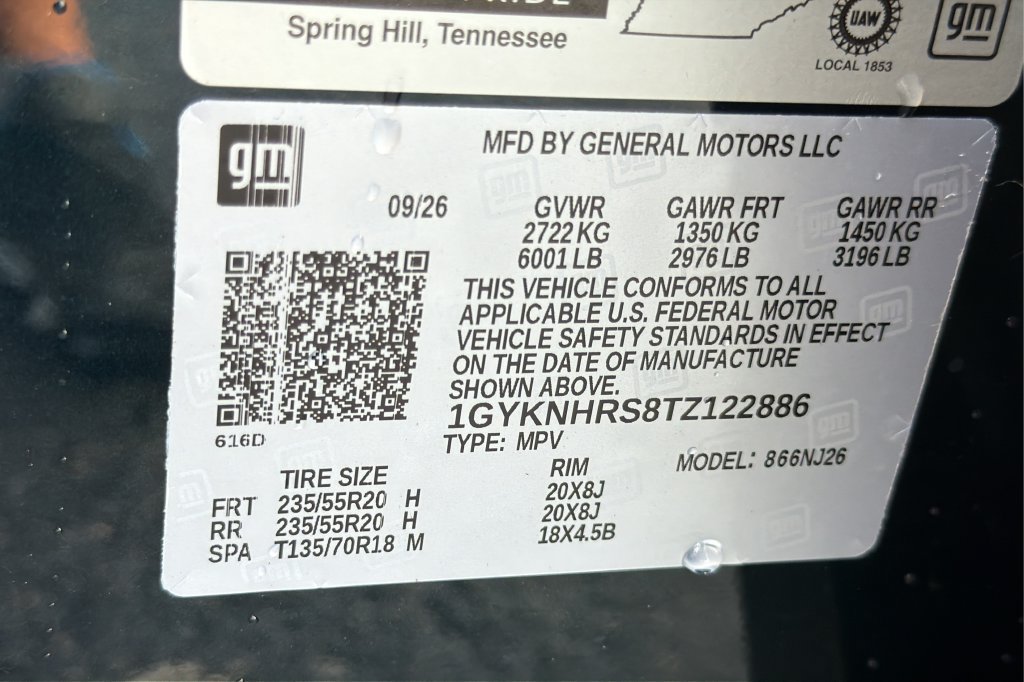 New 2026 Cadillac XT5 Sportv w/ LPO, Onyx Lite Package AWD/4WD image 28