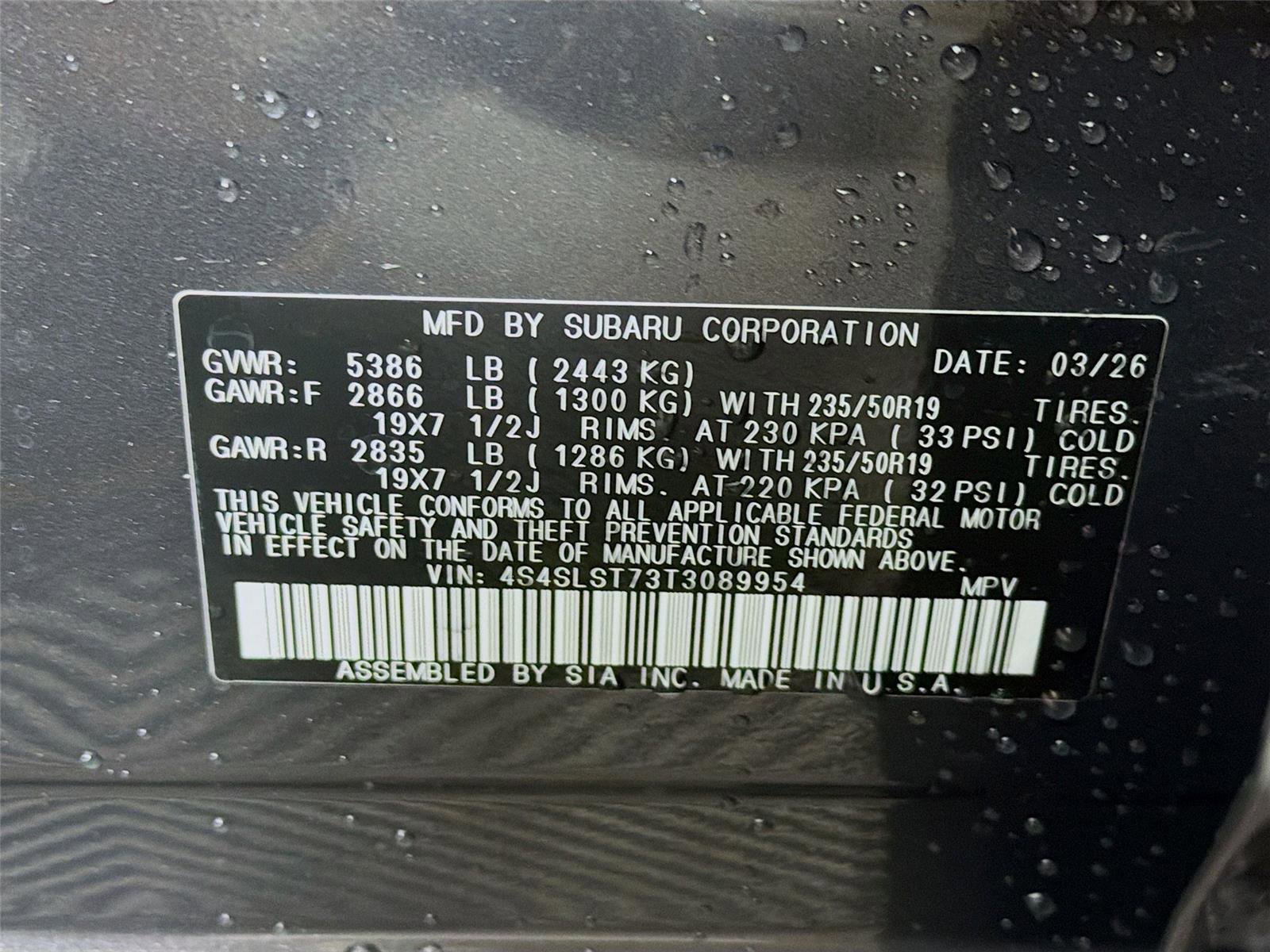 New 2026 Subaru Forester Touring AWD/4WD image 30