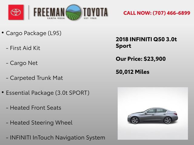 Used 2018 INFINITI Q50 Sport RWD image 5