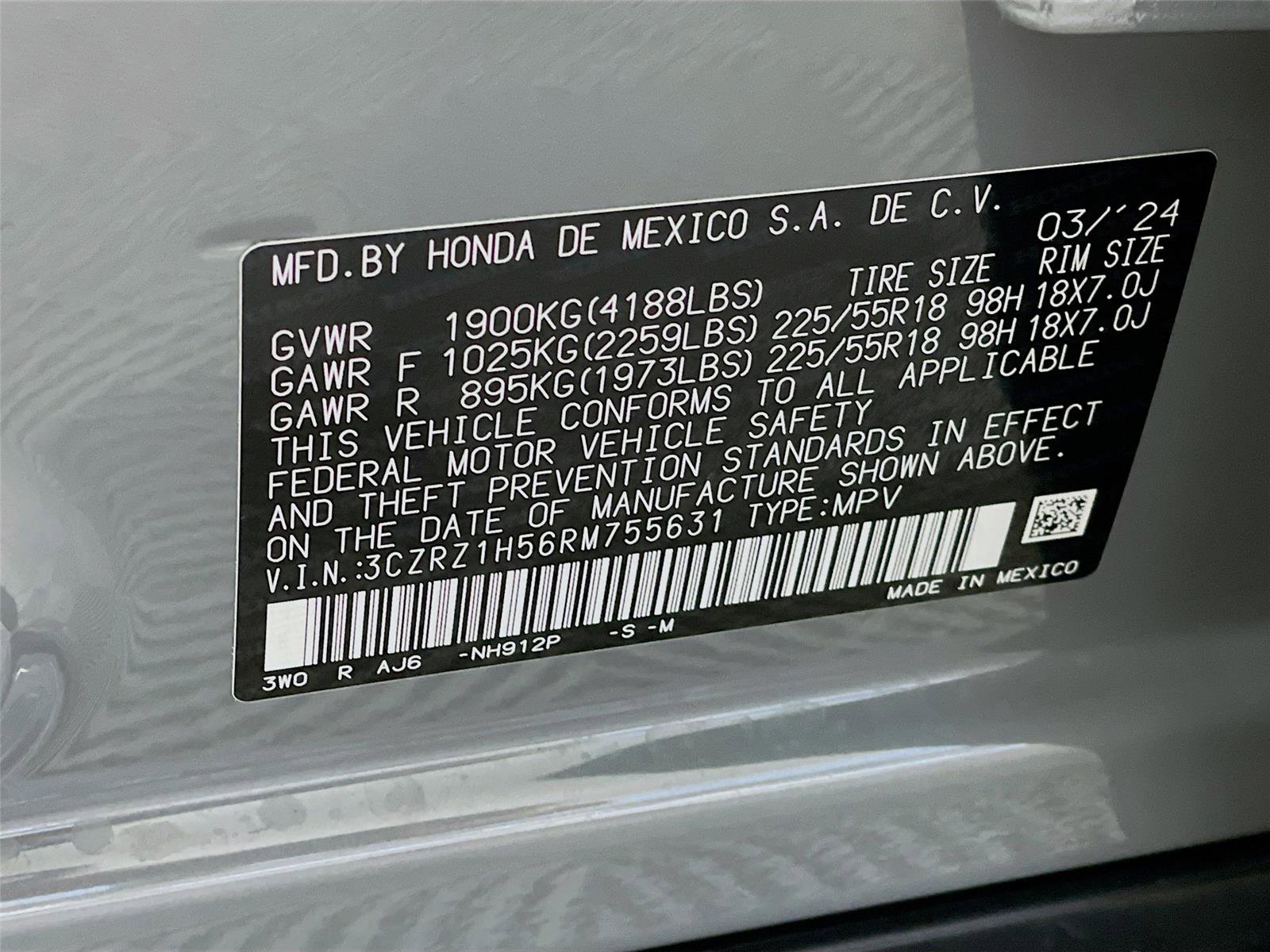 Used 2024 Honda HR-V Sport image 35