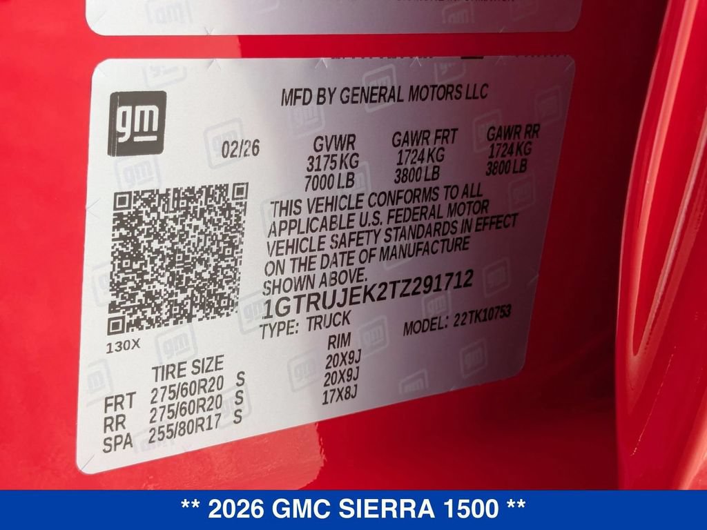 New 2026 GMC Sierra 1500 Elevation AWD/4WD image 35