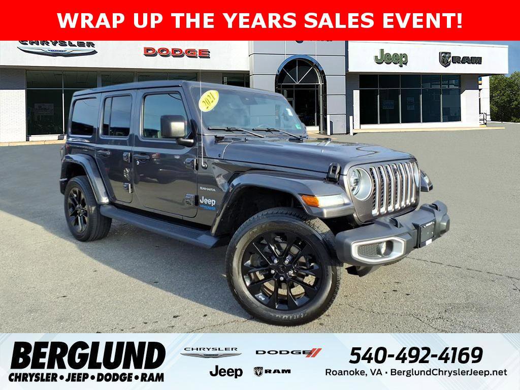 Used 2021 Jeep Wrangler Unlimited Sahara w/ Cold Weather Group