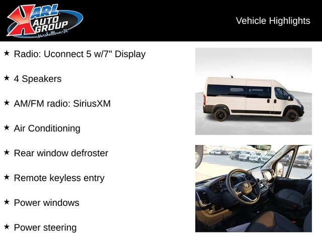 New 2024 RAM ProMaster 2500 w/ Advanced Safety Group image 2