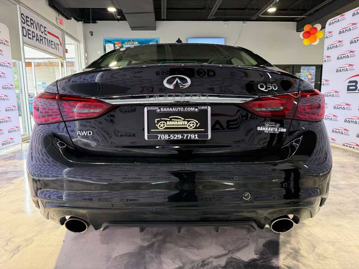 Used 2022 INFINITI Q50 Luxe w/ Cargo Package AWD/4WD image 8