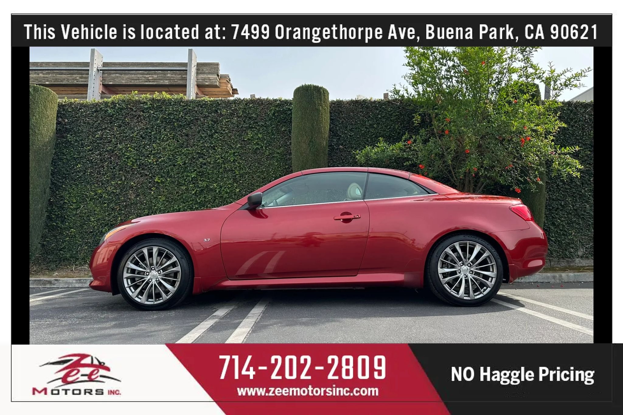 Used 2014 INFINITI Q60 Convertible w/ Premium Package image 14