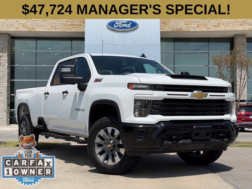 Used 2025 Chevrolet Silverado 2500 Custom w/ Custom Value Package