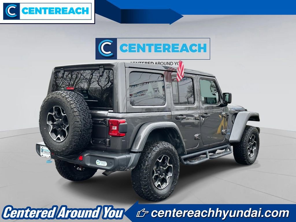 Used 2021 Jeep Wrangler Unlimited Rubicon 4xe w/ Cold Weather Group image 4