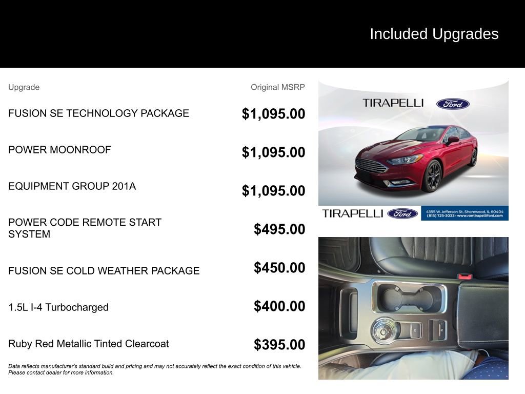 Used 2018 Ford Fusion SE w/ Equipment Group 201A image 12