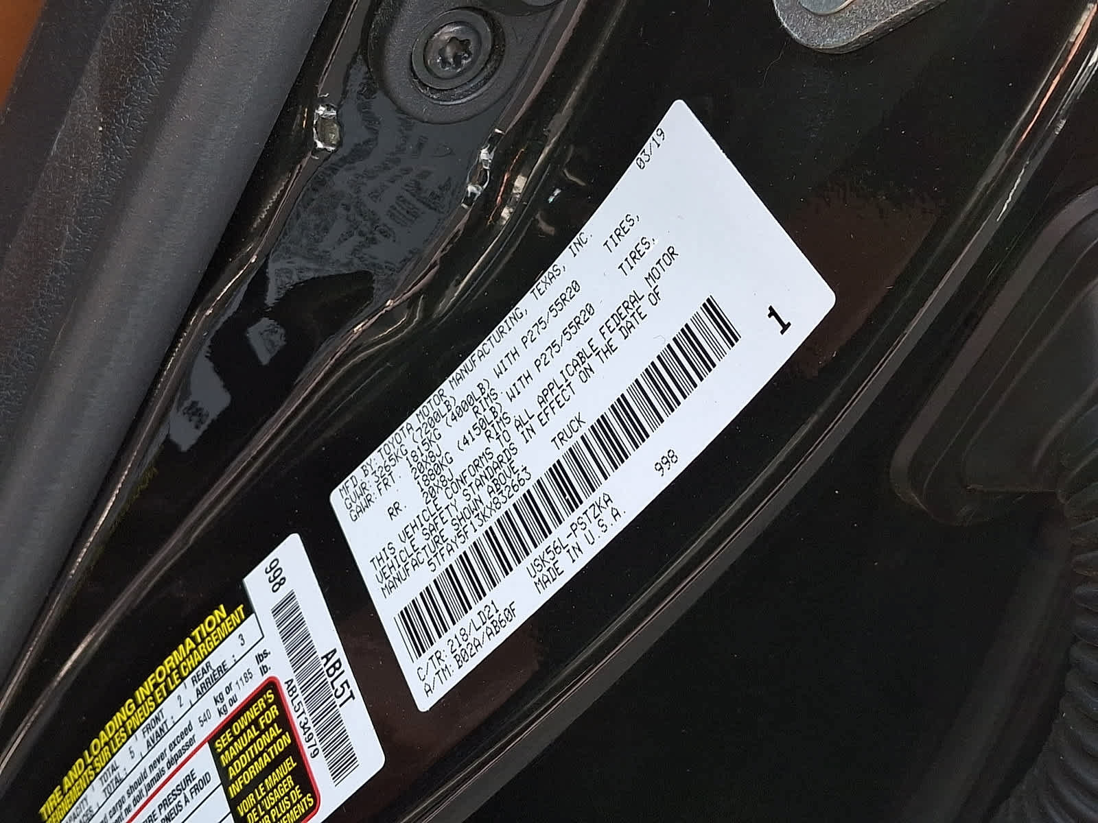 Used 2019 Toyota Tundra 1794 Edition AWD/4WD image 32