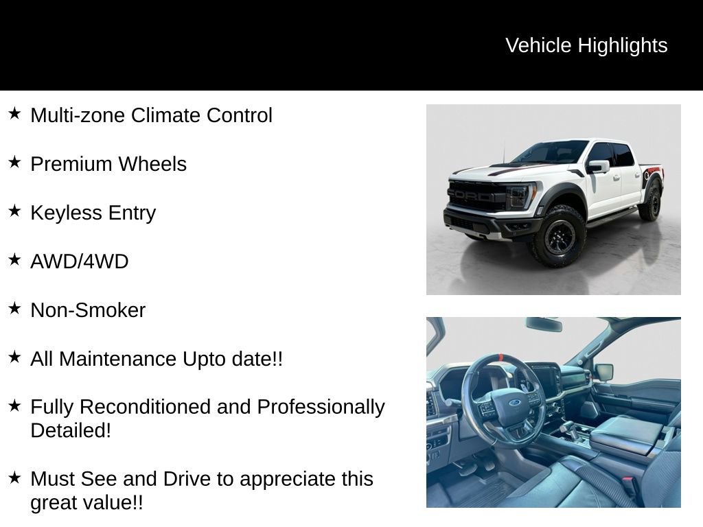 Used 2023 Ford F150 Raptor AWD/4WD image 16