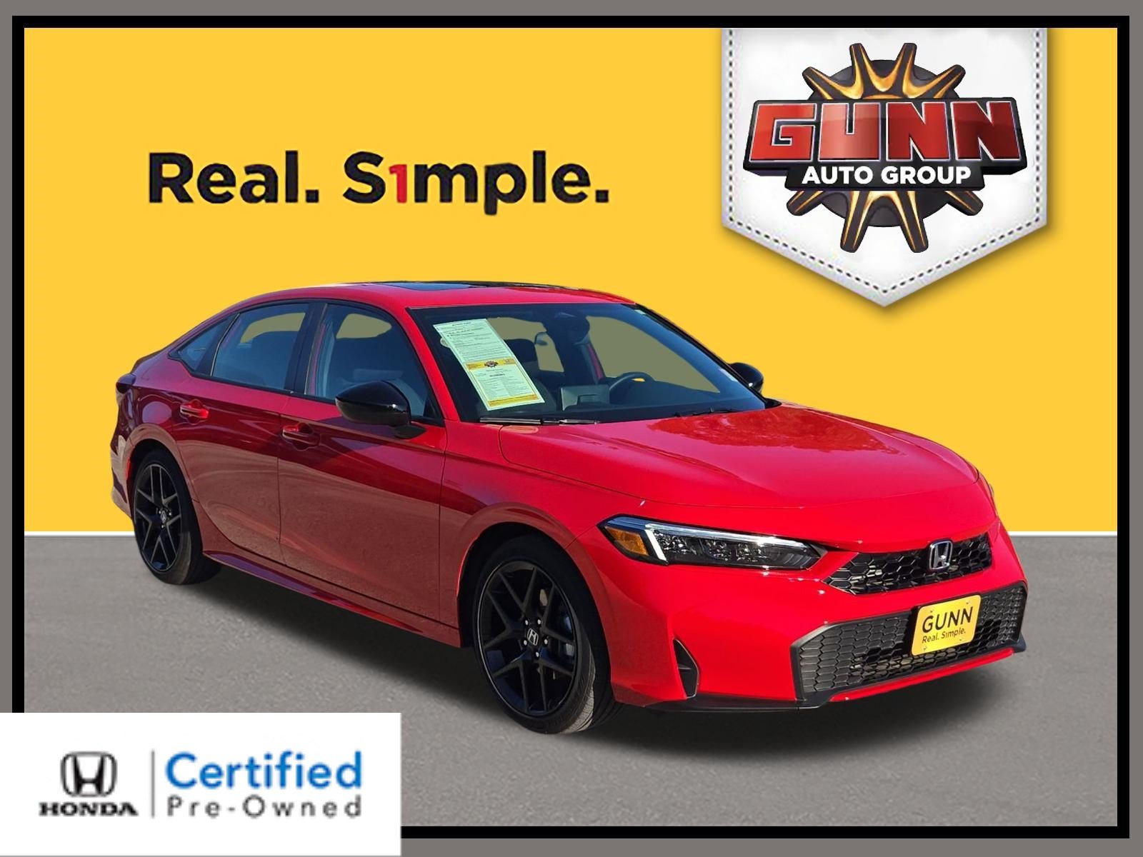 Certified 2026 Honda Civic Sport