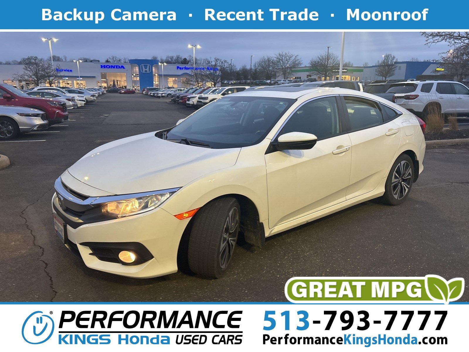 Used 2018 Honda Civic EX-T image 1
