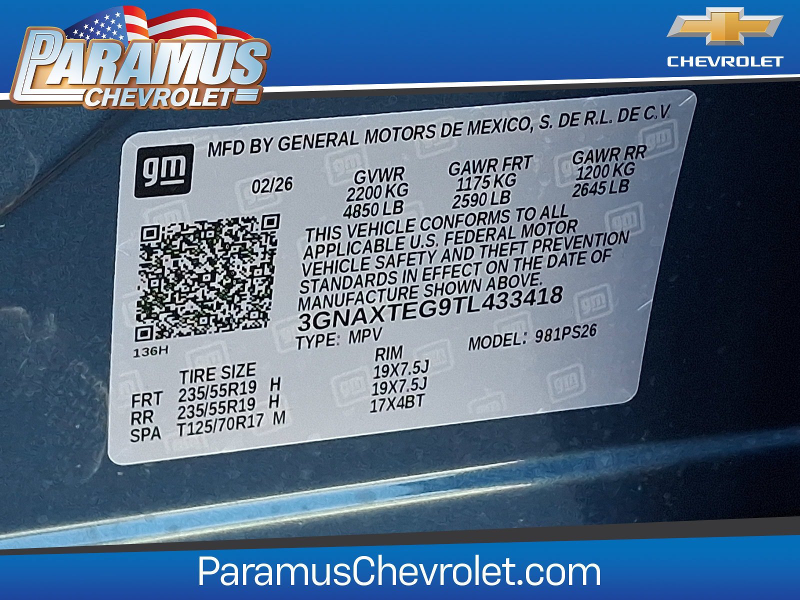 New 2026 Chevrolet Equinox RS w/ LPO, Floor Liner Package AWD/4WD image 16