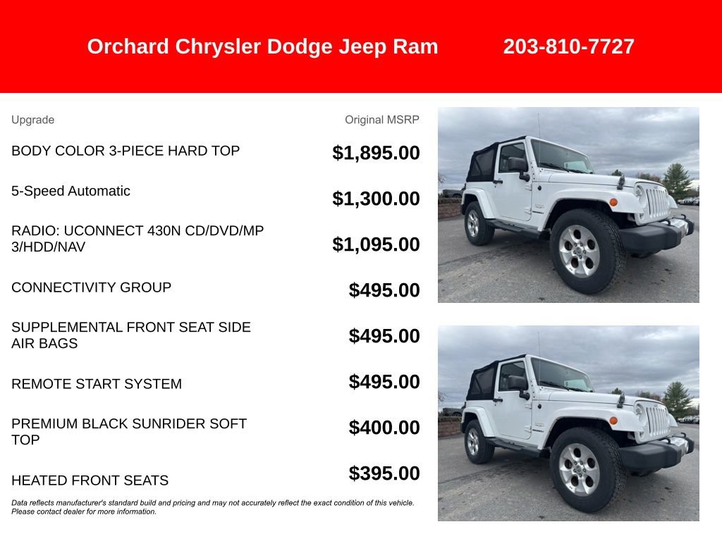 Used 2014 Jeep Wrangler Sahara w/ Connectivity Group image 5