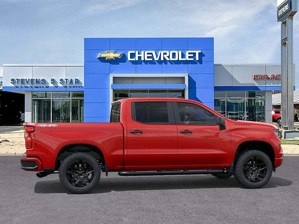 New 2026 Chevrolet Silverado 1500 Custom w/ Turbomax Blackout Package AWD/4WD image 35