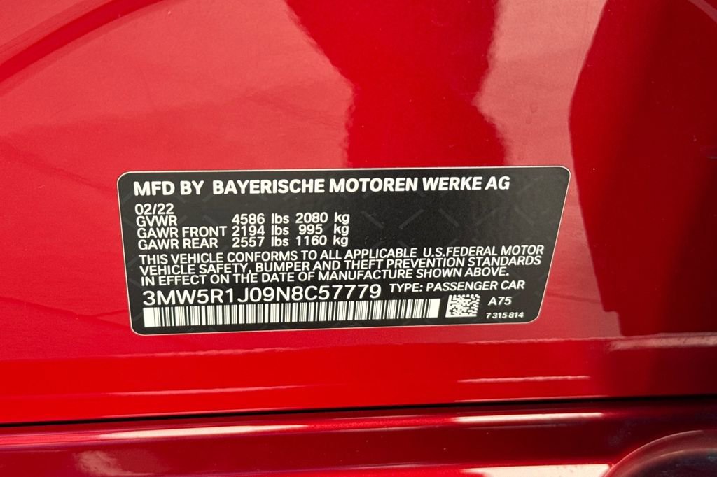 Used 2022 BMW 330i Sedan w/ Premium Package 2 image 34