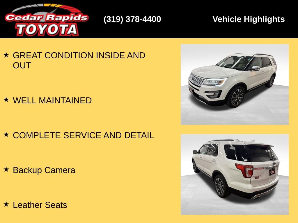 Used 2016 Ford Explorer Platinum image 7