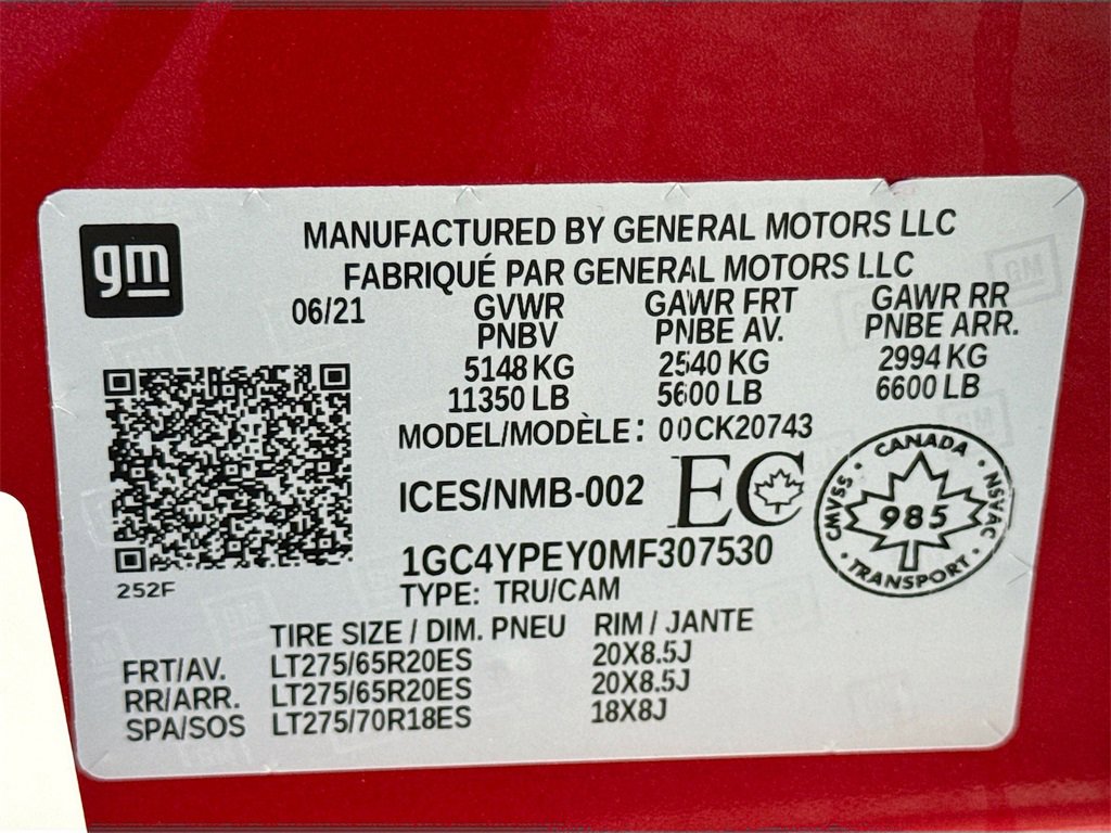 Used 2021 Chevrolet Silverado 2500 LTZ w/ LTZ Convenience Package image 28