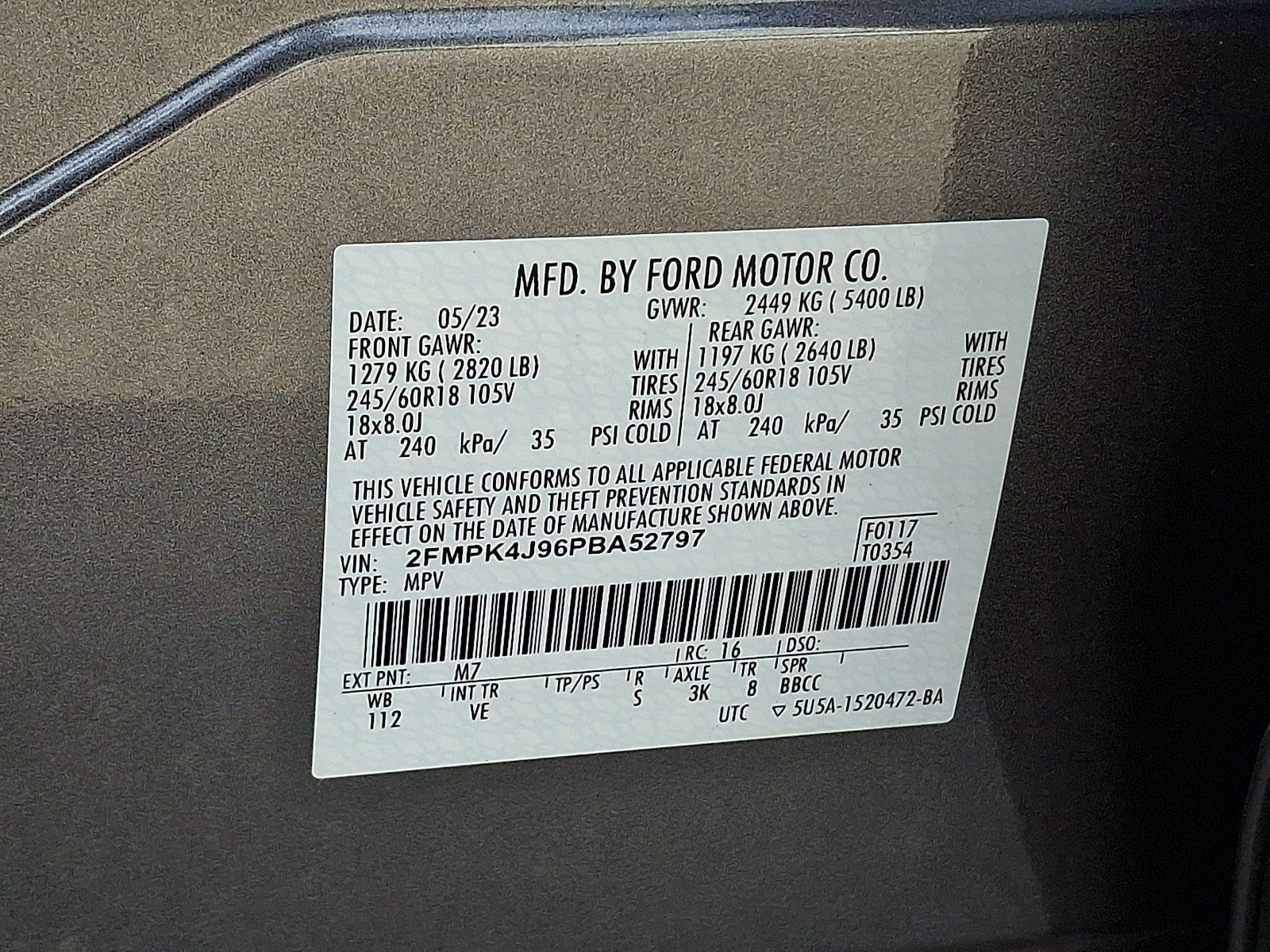 Certified 2023 Ford Edge SEL w/ Convenience Package AWD/4WD image 26