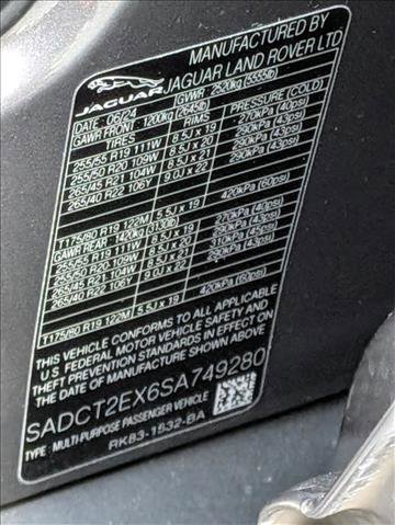 Certified 2025 Jaguar F-PACE R-Dynamic S image 26