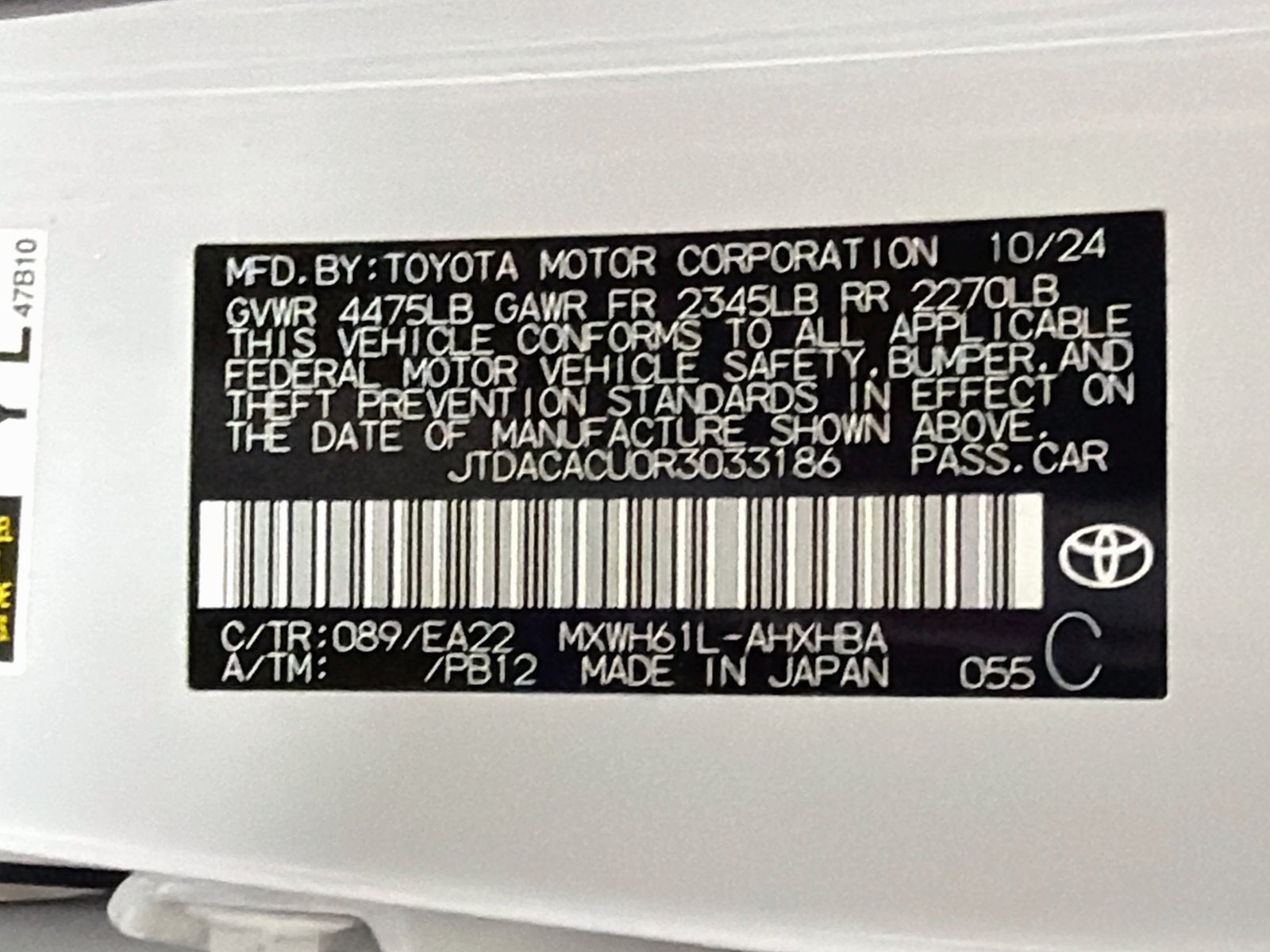 Used 2024 Toyota Prius Prime Premium w/ Advanced Technology Package FWD image 36