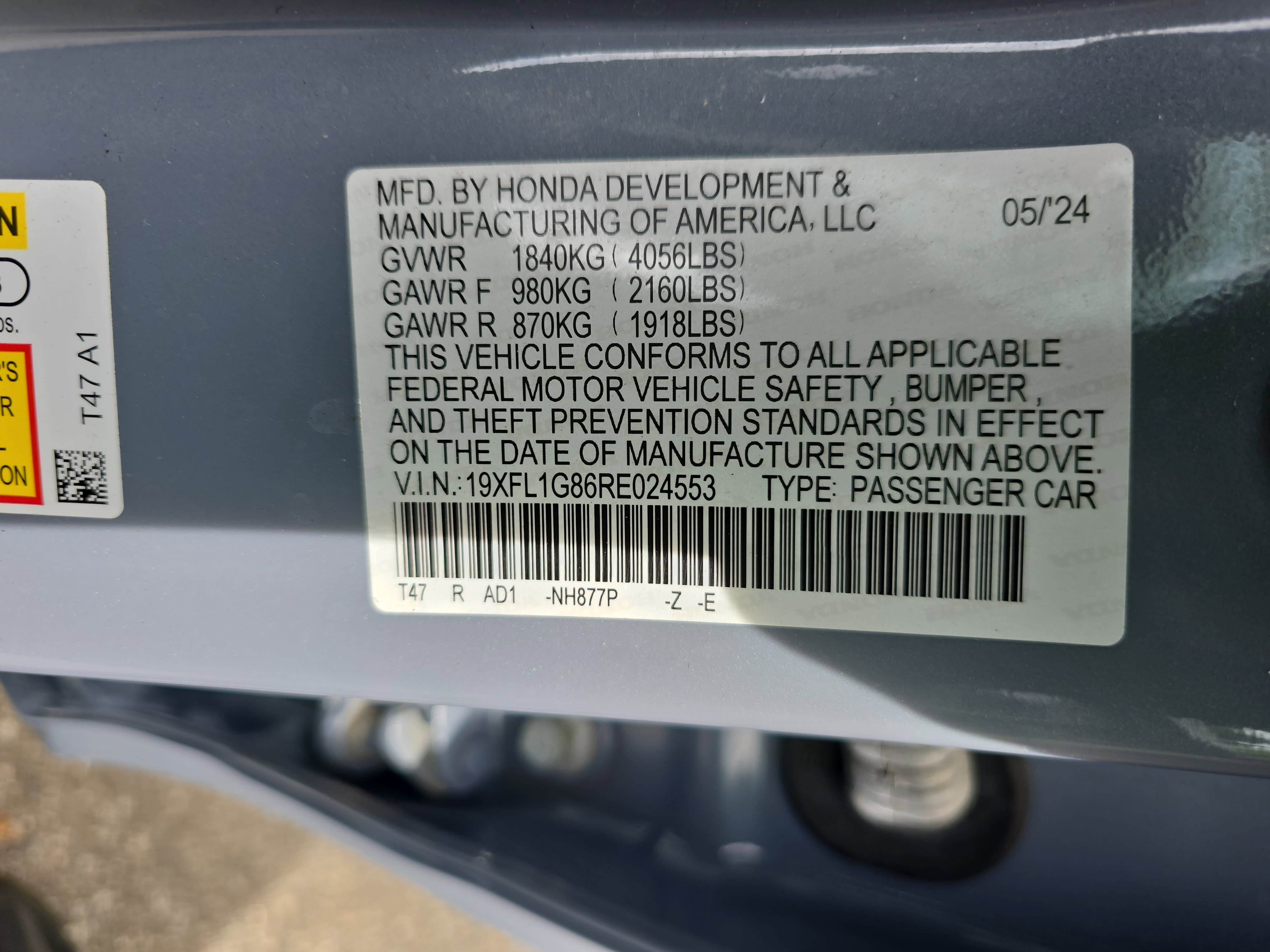 Used 2024 Honda Civic Sport Touring image 38
