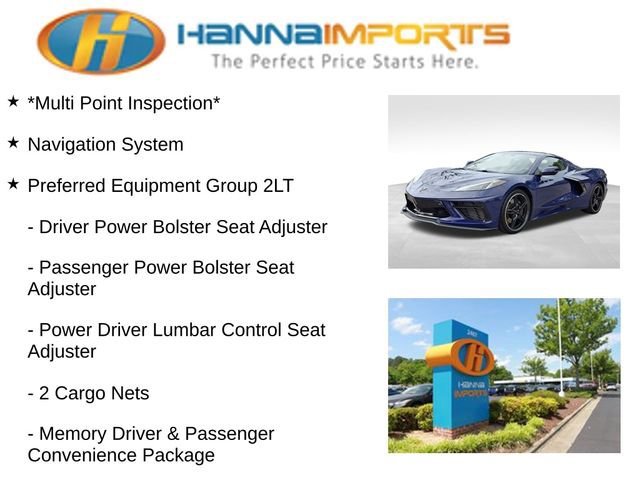 Used 2025 Chevrolet Corvette Stingray Preferred Conv w/ Z51 Performance Package image 8