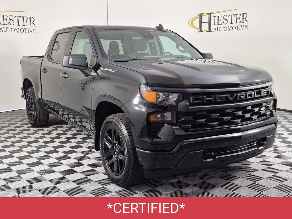 Certified 2022 Chevrolet Silverado 1500 Custom AWD/4WD image 2