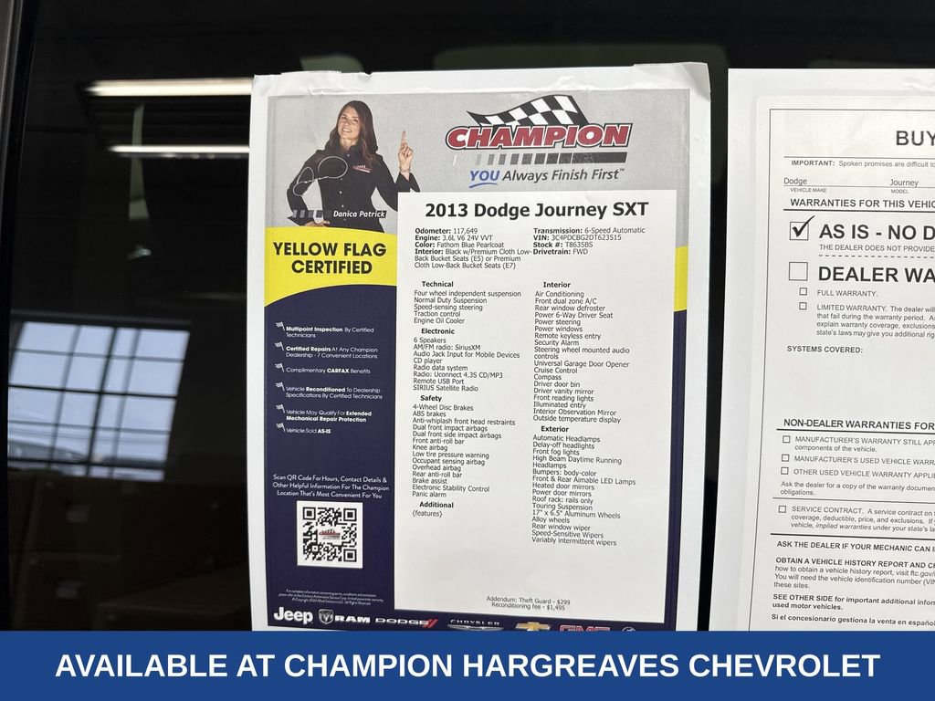 Used 2013 Dodge Journey SXT w/ Popular Equipment Group image 44