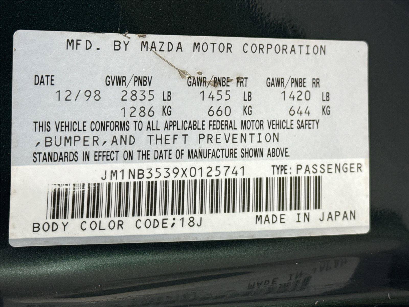 Used 1999 MAZDA MX-5 Miata RWD image 39
