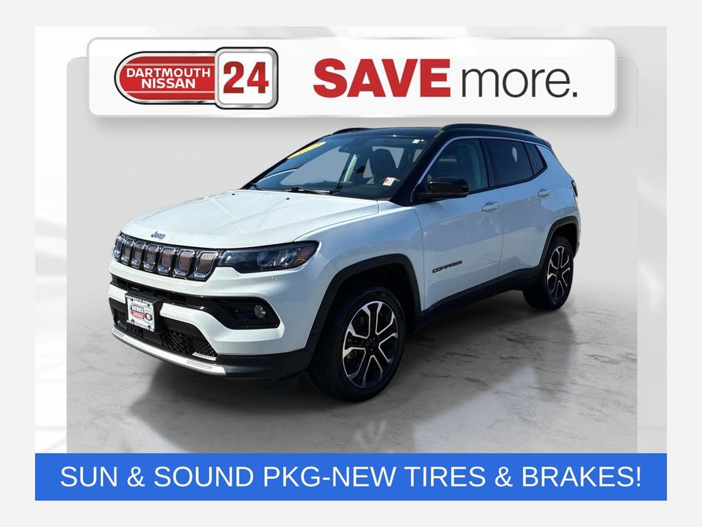 Used 2022 Jeep Compass Limited w/ Sun and Sound Group