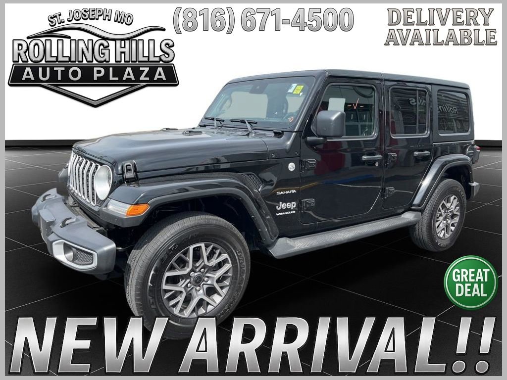 Used 2024 Jeep Wrangler Sahara w/ Technology Group image 1