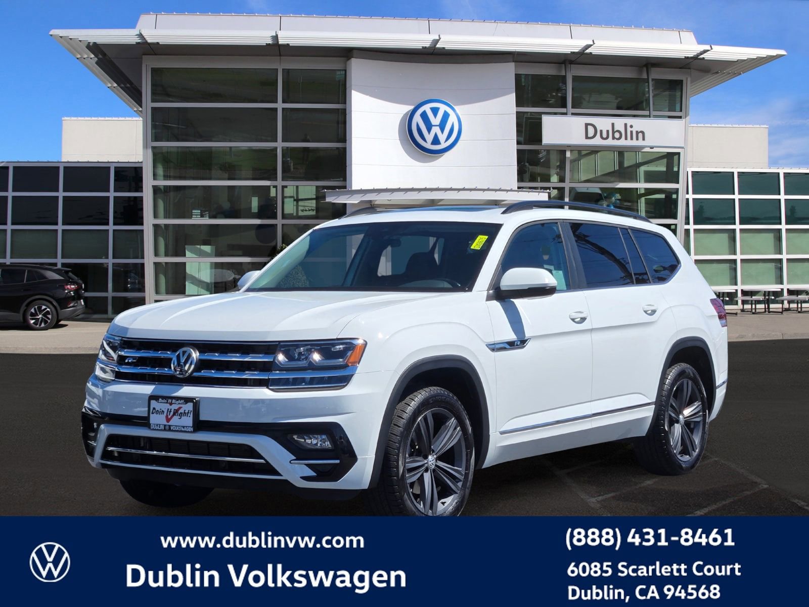 Certified 2020 Volkswagen Atlas SE w/ Panoramic Sunroof Package FWD image 8