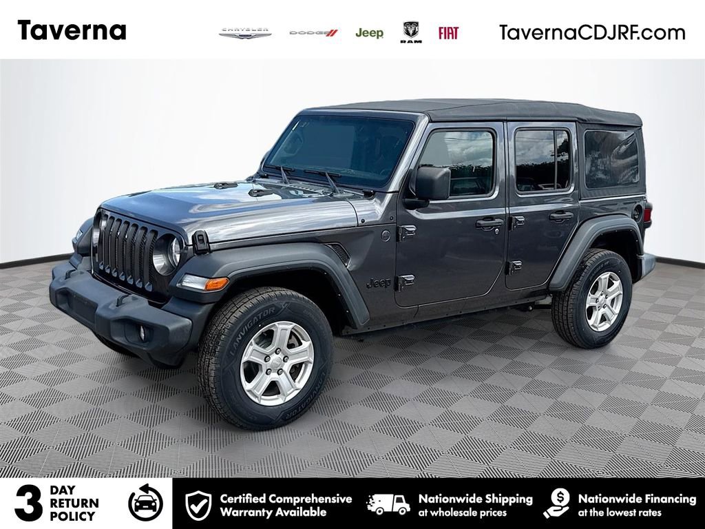 Used 2022 Jeep Wrangler Unlimited Sport AWD/4WD image 1