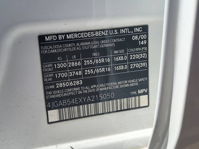 Used 2000 Mercedes-Benz ML 320 4MATIC image 22