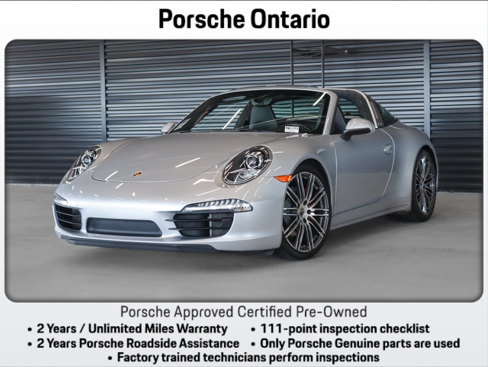 Used 2015 Porsche 911 Targa 4S AWD/4WD image 1