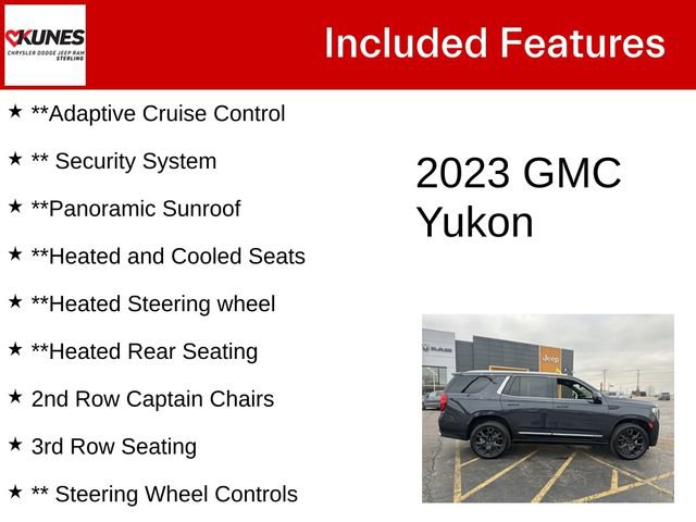 Used 2023 GMC Yukon Denali w/ LPO, Floor Liner Package image 5
