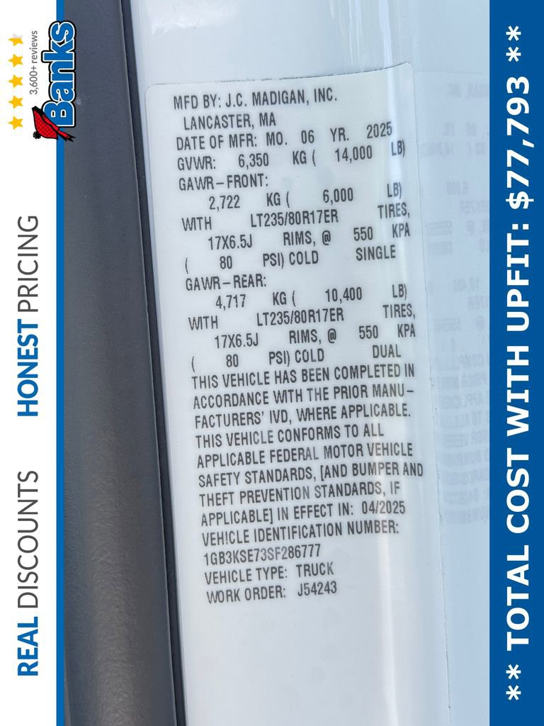 New 2025 Chevrolet Silverado 3500 W/T w/ WT Convenience Package image 10