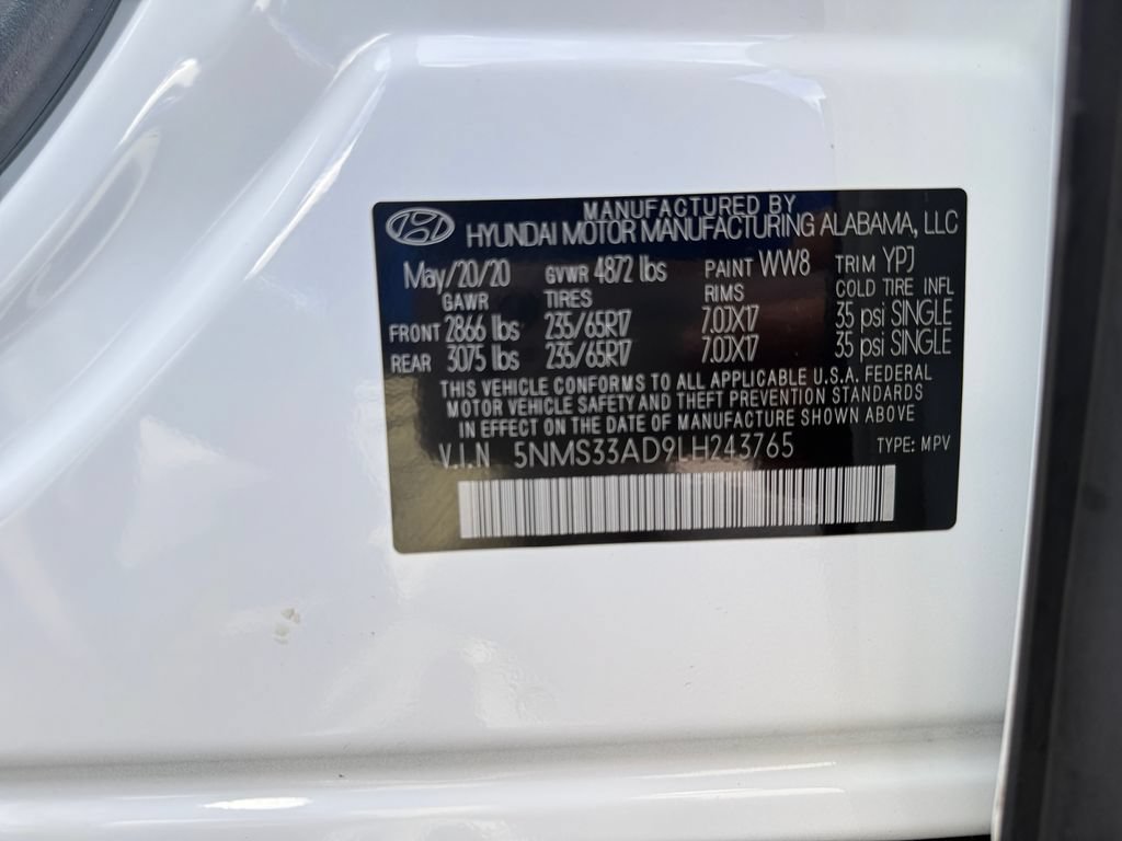 Used 2020 Hyundai Santa Fe SEL FWD image 20