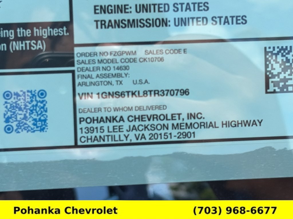 New 2026 Chevrolet Tahoe High Country AWD/4WD image 35