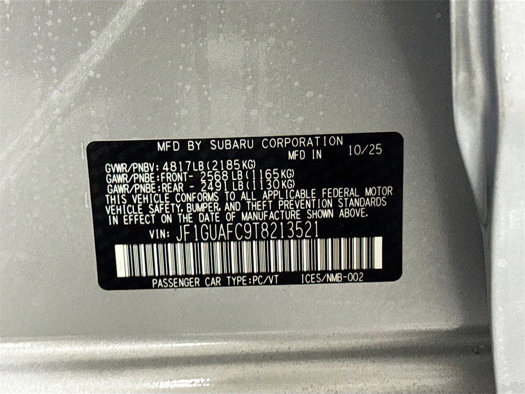 New 2026 Subaru Impreza 2.0i Sport image 28