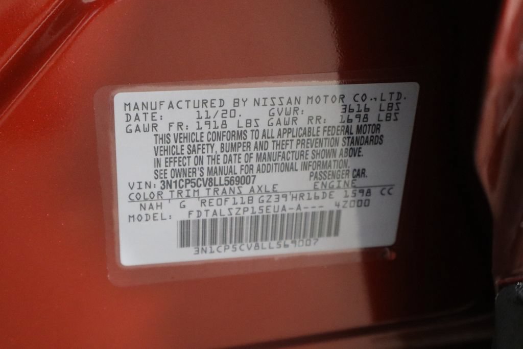 Used 2020 Nissan Kicks SV FWD image 38