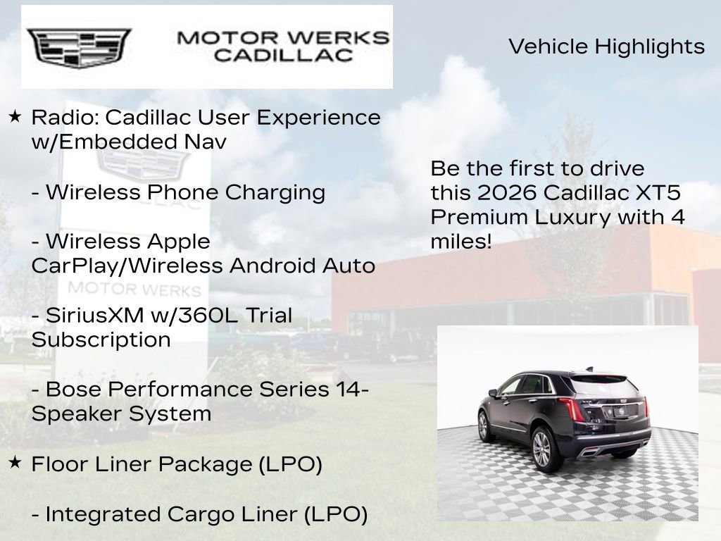 New 2026 Cadillac XT5 Premium Luxury w/ Driver Assist Package image 6