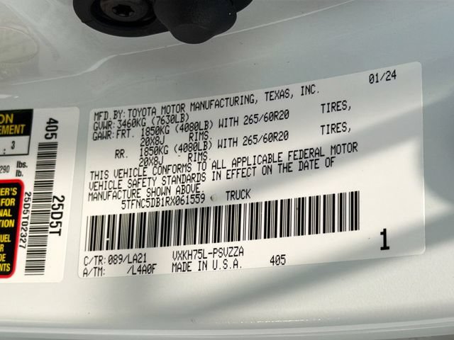 Used 2024 Toyota Tundra Platinum AWD/4WD image 26