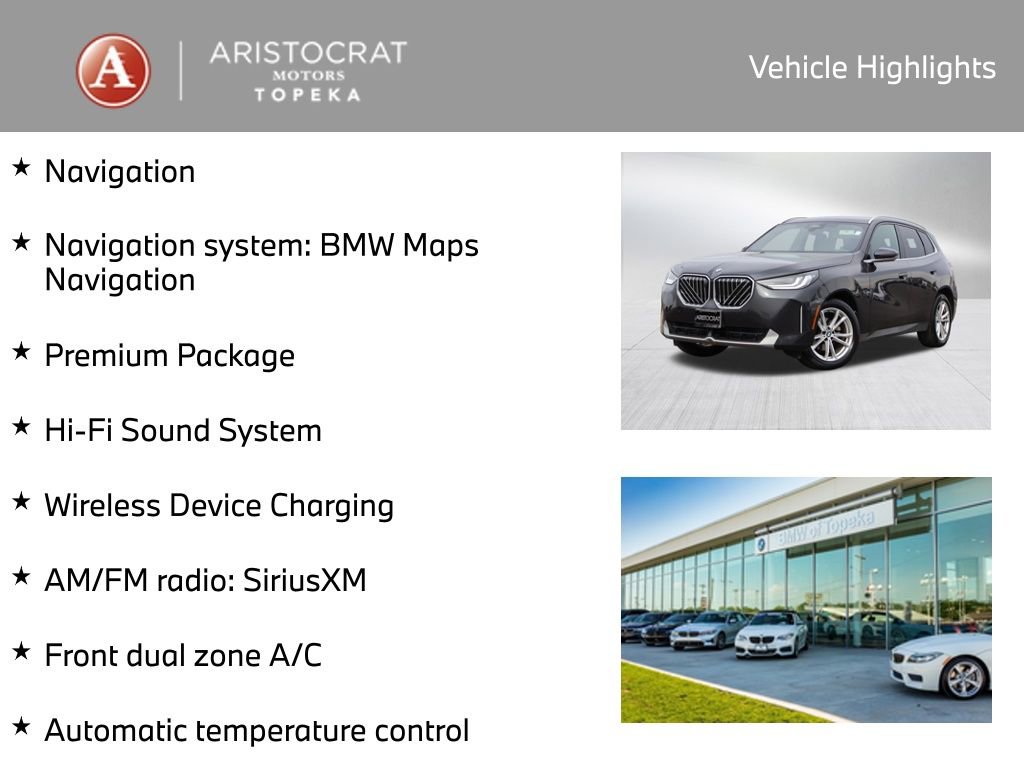 Used 2025 BMW X3 xDrive30i image 2