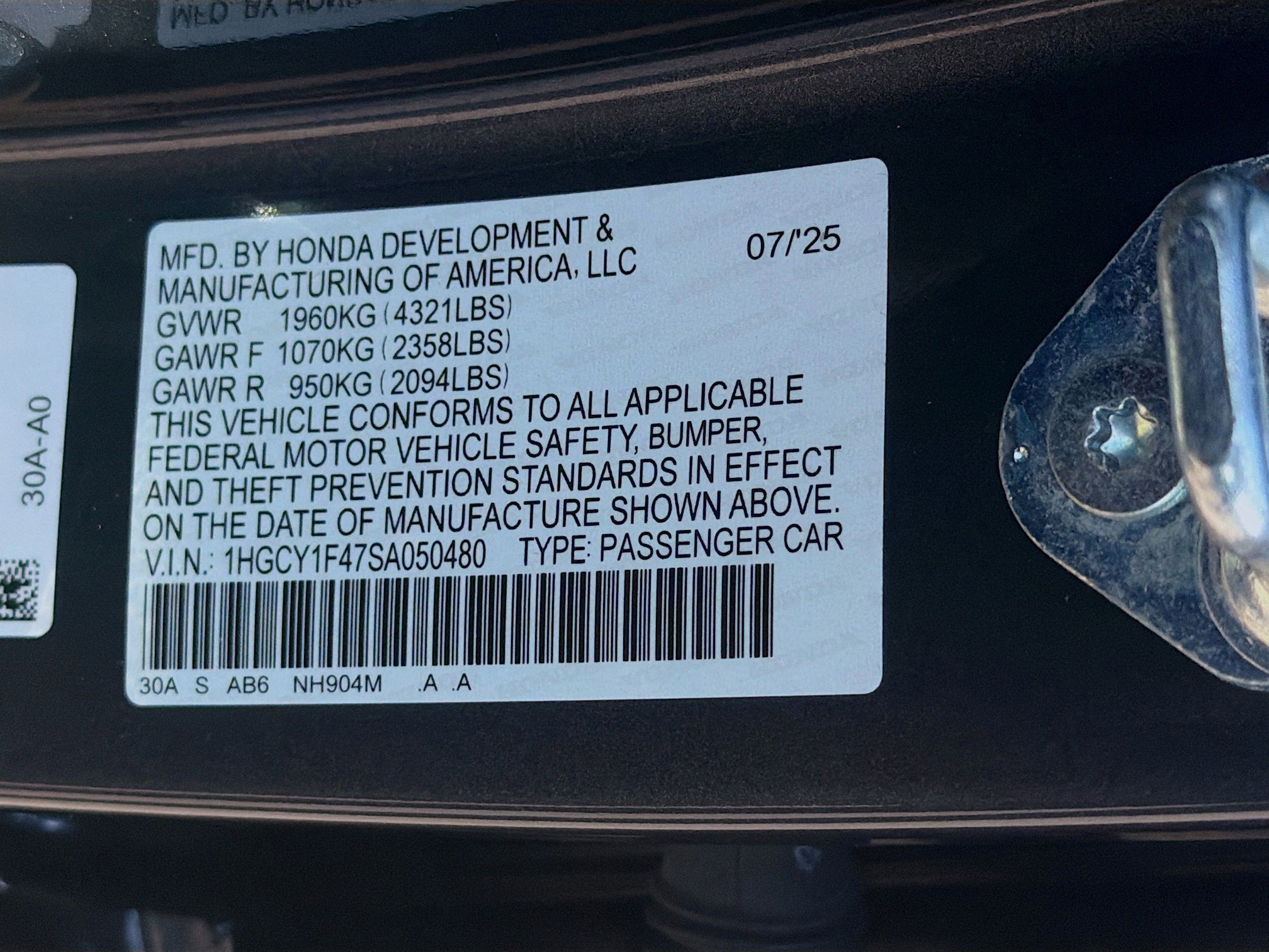 Certified 2025 Honda Accord SE image 40