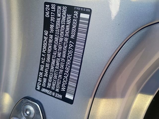 Used 2024 Porsche 718 Boxster RWD image 45
